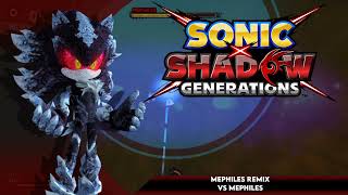 Mephiles Theme Remix  vs Mephiles  Sonic x Shadow Generations [upl. by Rianna]