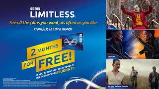 ODEON Limitless  Limitedtime offer [upl. by Nalyak394]