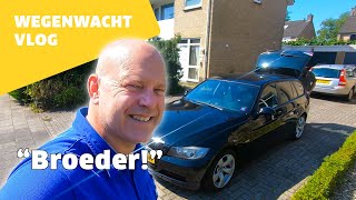 ROBERT gaat los op gebroken vering van een BMW [upl. by Eelir876]