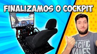 FINALIZAMOS NOSSO COCKPIT DE CANO DE PVC [upl. by Joly]