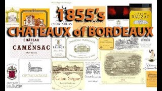 How to Say 60 Bordeaux 1855 Chateaux  Wine Pronunciation [upl. by Ermengarde]