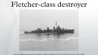 Fletcherclass destroyer [upl. by Basil]