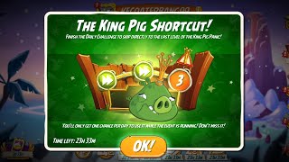 Angry Birds 2 AB2 King Pig Panic Shortcut Level Restarted Rooms BIRDIE [upl. by Meingoldas]