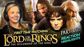 Mia journeys to LORD OF THE RINGS FELLOWSHIP OF THE RING Extended PART 1 2001 Movie Reaction [upl. by Ddarb]