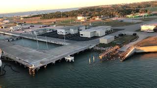 Leaving the cruise port in port Canaveral cruise terminal 3 carnival glory 2024 [upl. by Conchita]