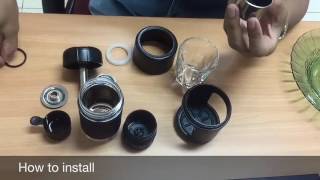 Staresso Otten Coffee manual portable espresso REVIEW [upl. by Boni]