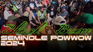 Black ⚫️ Bear 🐻 Contest Song 3 l Sat Seminole Tribal Fair Powwow 2024 [upl. by Calista]