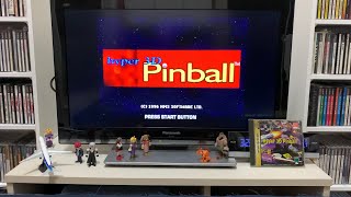 Sega Saturn HYPER 3D PINBALL 세가새턴 하이퍼 3D 핀볼 [upl. by Jolenta]