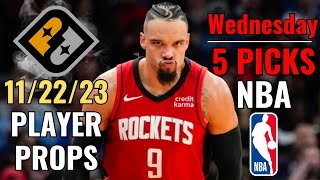 PRIZEPICKS NBA WEDNESDAY 1122 CORE PLAYER PROPS [upl. by Paulette855]