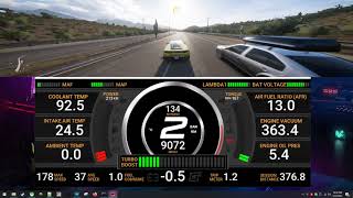 Motec c1812 Realdash Setup for Forza Horizon 5 Telemetry [upl. by Ardnaxela368]