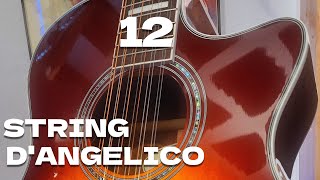 DAngelico Premier Fulton 12string acoustic guitar demo and review [upl. by Dranreb]