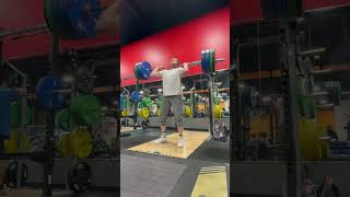 134kg295lb Clean and Jerk weightlifting olympicweightlifting shorts [upl. by Alwitt]