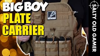 GFIRE Modular Plate Carrier for Big Boys  SaltyOldGamer Airsoft Review [upl. by Mori]