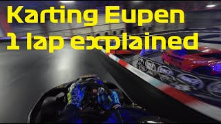 Mastering Karting Eupen  1 lap explained tutorial [upl. by Guzel]