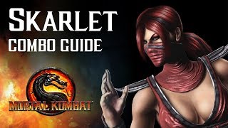 Skarlet Combos in 60 Seconds – Mortal Kombat 9 [upl. by Lyda74]