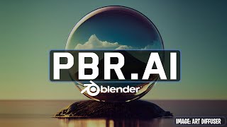 New Blender AI Tool to PBR Material [upl. by Hammond]