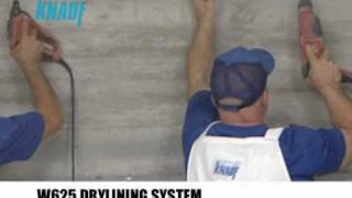 Knauf Wall Lining System Application [upl. by Ivanna]