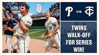 Phillies vs Twins Game Highlights 72424  MLB Highlights [upl. by Calida]