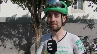 Ben Healy  Interview at the start  Stage 5  Volta ao Algarve em Bicicleta 2024 [upl. by Roe]