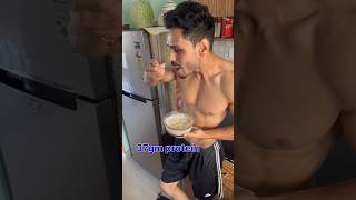 High protein oats recipe for muscle gainfitnessmotivationgymgymreelsvideoshredded [upl. by Borden]