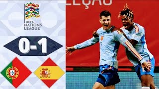 Portugal vs Spain 01 Extende Highlights amp All Goals 2022 HD [upl. by Aloz]