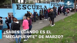 ¿Cuándo es el “megapuente” escolar antes de Semana Santa [upl. by Anaeda]