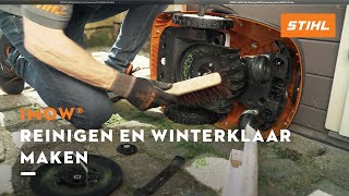 Reinigen en winterklaar maken  STIHL iMOW® robotmaaier [upl. by Robillard]