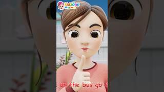 Mommy On The Bus  KidZone Kingdom Nursery Rhymes amp Kids Songs shorts [upl. by Dahij]