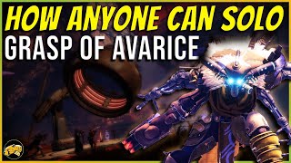 Grasp of Avarice Complete Walkthrough  Solo Flawless Tips  Dungeon Guide  Destiny 2  Basic Gear [upl. by Nebe]