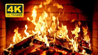 🔥 Cozy Fireplace 4K 12 HOURS Fireplace Burning with Crackling Fire Sounds Fireplace 4K [upl. by Minerva]