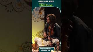 Tillana  Peroor Jayaprakash  Gregory Allison  Manorama Music [upl. by Antonella828]