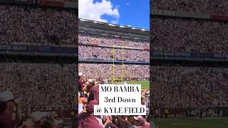 MO BAMBA  KYLE FIELD  Texas AampM 12th Man  vs Missouri 10524 GigEm Aggies [upl. by Burr835]