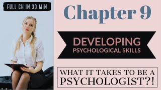 Chapter 9  Psychology Class 12  Developing psychological skills  how to be a psychologist [upl. by Manning]