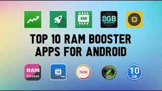 10 Best RAM Booster Apps For Android [upl. by Wrand296]