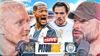 NEWCASTLE vs MAN CITY  Pitch Side LIVE [upl. by Ettebab]