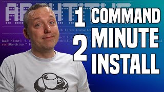 Arch Linux Install in 2 Minutes [upl. by Erfert32]