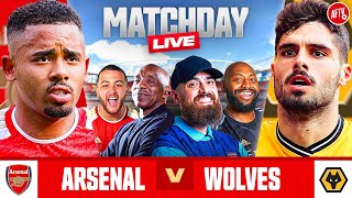 Arsenal 21 Wolves  Match Day Live [upl. by Oigimer]