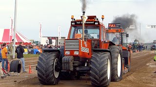 Boerensport Klasse  Trekkertrek Dirksland 2015  Tractorpulling [upl. by Ambrosane405]