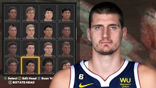 NBA 2K24 NIKOLA JOKIC FACE CREATION BEST JOKIC FACE CREATION 2K24 [upl. by Evets184]