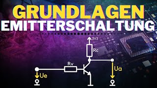 Emitterschaltung einfach erklärt  Transistor Verstärker Grundschaltungen [upl. by Rizan909]