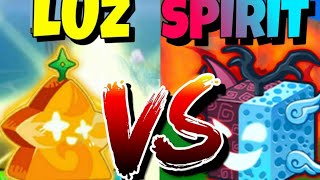 QUAL É A MELHOR FRUTA LUZ OU SPIRIT DO BLOX FRUITS  Roblox [upl. by Neelak]