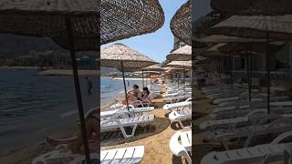 🇹🇷 Marmaris İçmeler Beach Walk Muğla Türkiye 🏖☀️ [upl. by Naimad]