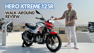 2024 Hero Xtreme 125R  walkaround review price and specs [upl. by Adeys]