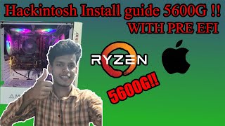 AMD RYZEN 5600G HACKINTOSH INSTALL GUIDE BANGLA  WITH FREE EFI [upl. by Rigby]