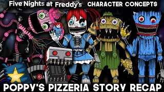 What Needs To Be In FNAF  Poppys Pizzeria Full Story  Poppy playtime  Character Concepts  FNAF [upl. by Ssur]