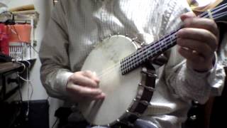 Vega Style K Banjo Mandolin with Aquila Nylgut Mandolin strings [upl. by Loftis]