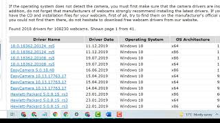 Webcam Driver Windows 10 11 [upl. by Gretchen601]