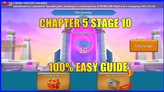 Lords Mobile Vergeway 510Vergeway Chapter 5 Stage 10 [upl. by Melita]