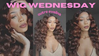 WIG WEDNESDAY  Outre Evalina  Lace Front Wig [upl. by Ardnat688]