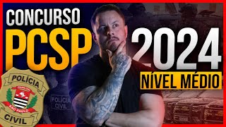 Nível Médio em 2024 A Verdade dos Novos Concursos Da Polícia Civil SP [upl. by Eicyak]